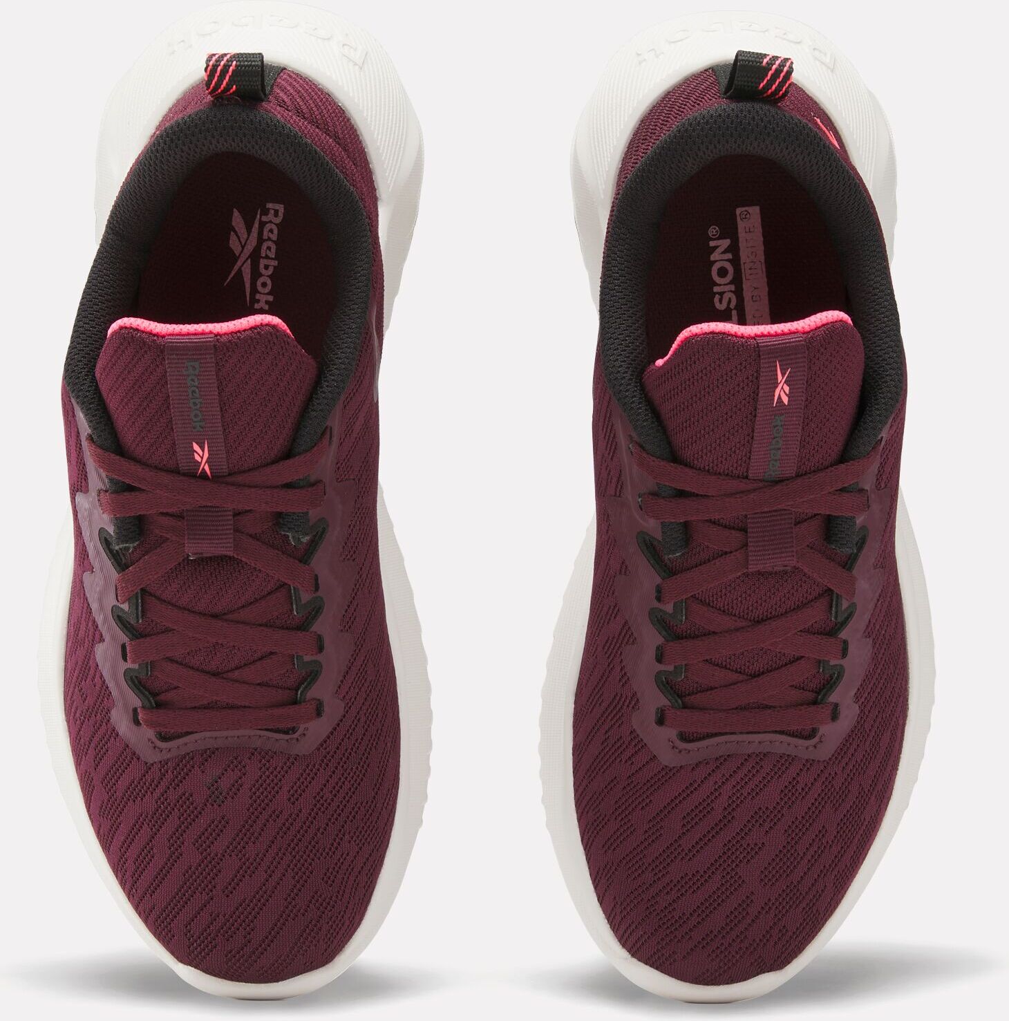 Trainingsschuh REEBOK "FLUXLITE II", Damen, Gr. 37, rot (schwarz cherry, luxe grau, schwarz), Synthetik, Textil, Schuhe Trainingsschuh, ideal für Gym und Fitnessstudio schwarz cherry, luxe grau, schwarz 37