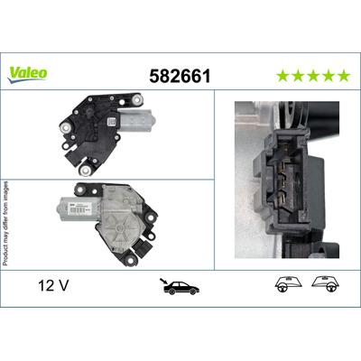 VALEO Wischermotor 582661 hinten für Mercedes