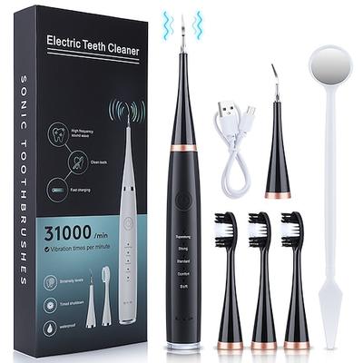 Elektrische Zahnbürste Sonic Zahnhygiene Zähneaufhellungs-Kit Zahnaufheller Zahnsteinentferner Werkzeuge Reiniger Flecken Mundpflege Valentinstagsgeschenk