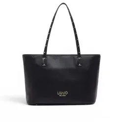 Liu Jo für Damen. AF6071-E1120 Kleine schwarze Tote-Tasche (OSFA), Lässig, Polyester