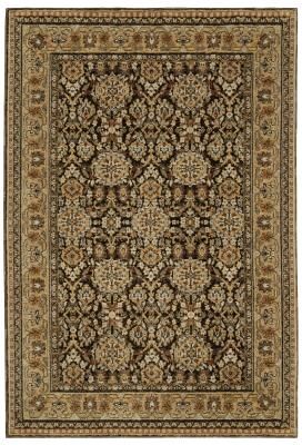 Style Haven Adalynn Bordered Traditional Brown/ Gold Area Rug