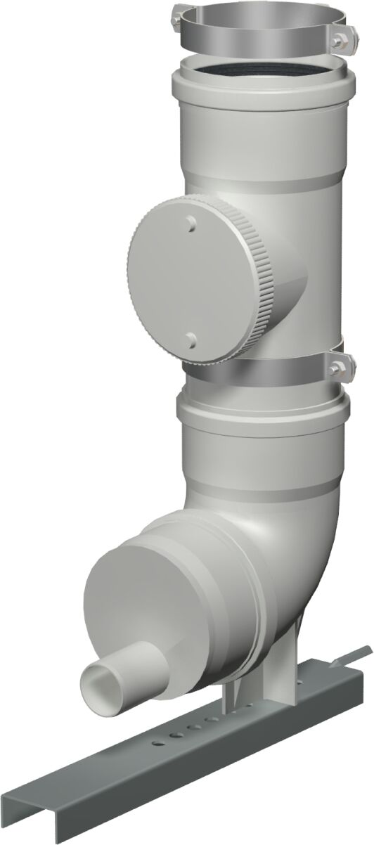 Bertrams Polyline EW MFB raccord de condensat 40SOM125 Ø 125, raccord de vidange d= 40mm