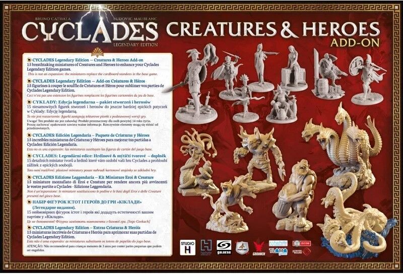 Gigamic Extension Créatures & Héros - Cyclades