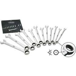 Vigor V1031 Knarren-Ring-Maulschlüssel-Satz 12teilig Schlüsselweite (Metrisch) 8 - 19 mm