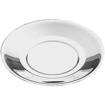 Kuchenteller PINTINOX "Gelateria Professional", silber (edelstahlfarben), Ø:13cm, Edelstahl, Speiseteller, Teller Set, Edelstahl, spülmaschinengeeignet, bordierter Rand, Ø 13 cm