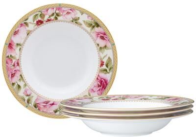 "Noritake Hertford Set of 4 Soup Bowls, 8-1/2"", 12 oz."