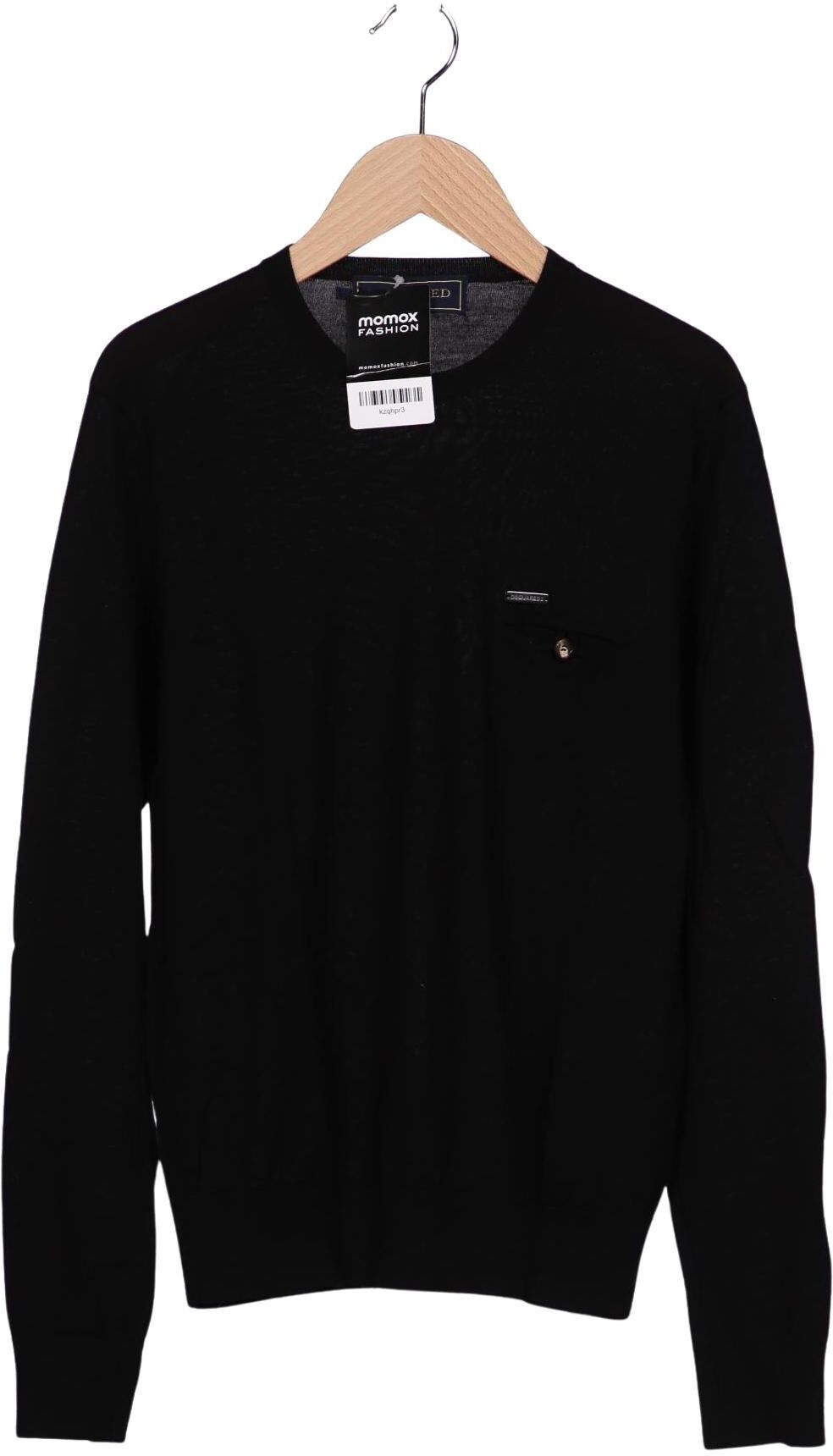 Dsquared2 Herren Pullover, Schwarz, Gr. S, Wolle - Second Hand