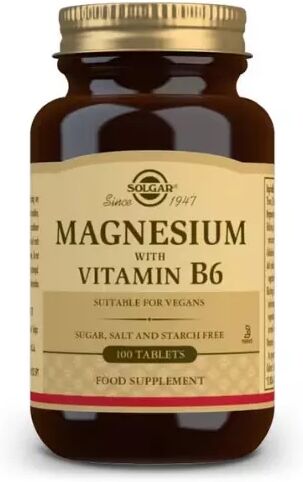 Solgar Magnesium with Vitamin B6 x100 Tabletas