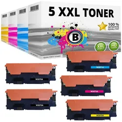 Druckfuxx, Toner, 5x XXL TONER für HP 117A Color Laser 179 fwg fnw 178 nwg nw 150 nw a S