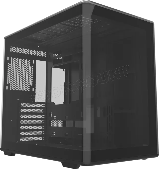 Boitier Moyen Tour ATX Cooler Master Elite 600 avec panneaux vitrés (Noir)