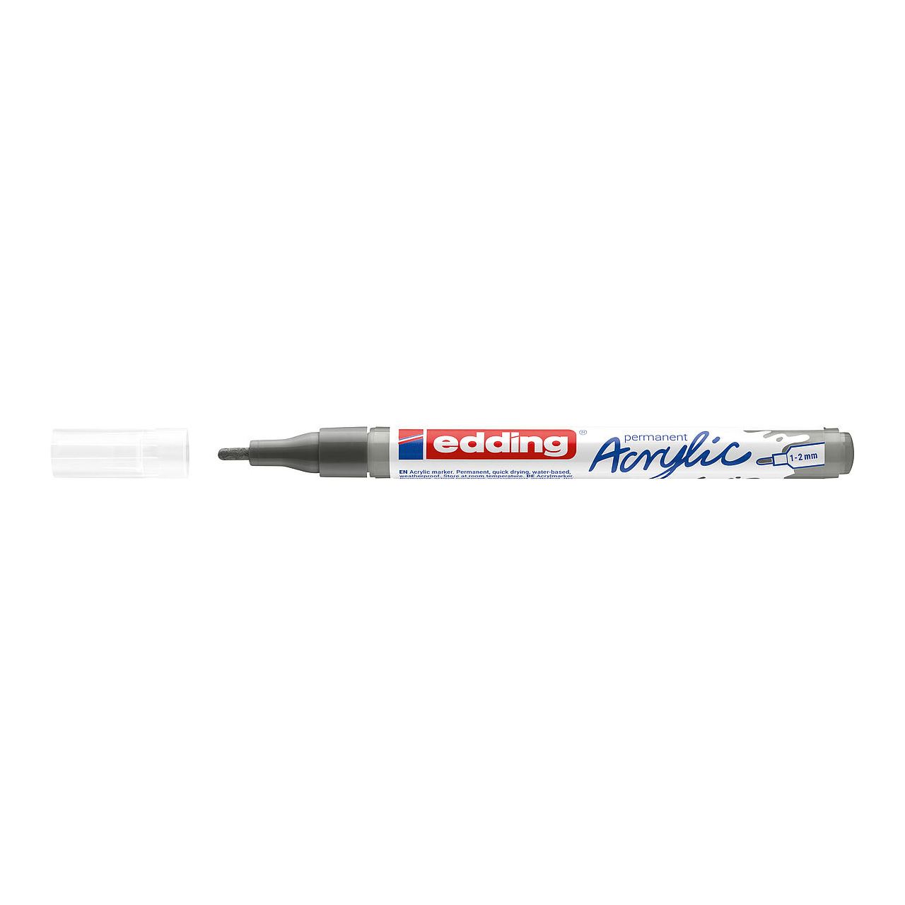 edding 5300 Acrylstift grau 1,0 - 2,0 mm, 1 St.