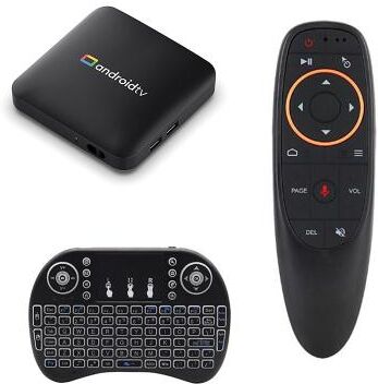 LightInthebox H96 Max Android TV Box 2GB16GB, Smart Streaming Media Player with Google Assistant Voice Remote, Support Netflix, YouTube, Disney, Prime Video, Google Play Store, Dual WiFi Bluetooth Smart TV Box