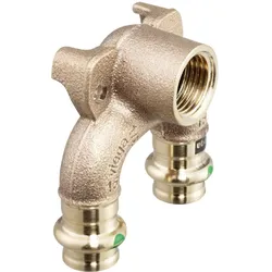 Viega, Zubehör Sanitärinstallation, GmbH & Co.KG Doppelwandscheibe Profi-/Sanpress Rotguss IG mit SC-Contur 15mmx1/2