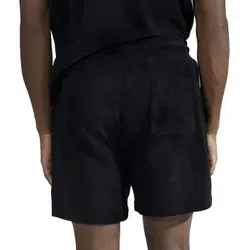 Bread and Boxers Terry Shorts Schwarz Ökologische Baumwolle Large Herren
