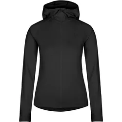 Johaug, Damen, Langlaufjacke, Aerial Woolmix Fullzip (XS), Schwarz, XS