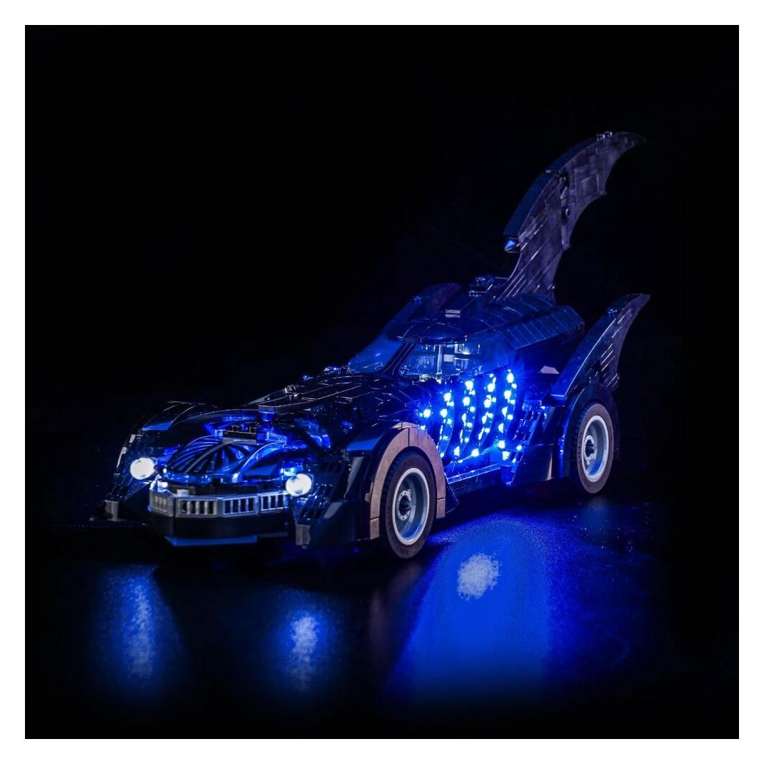 BrickBling BB LED Beleuchtungs-Set für LEGO 76304 Batmann Forever Batmobil inkl. Fernbedienung (GC1155)