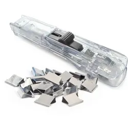 Rapesco Supaclip Clip-Spender Kunststoff, Metall Silber 21 mm