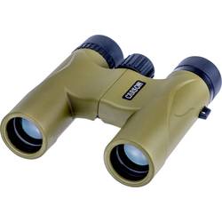 Carson Optical Fernglas Carson Stinger, BK-7, 10x, 2,5 cm, Voll mehrfachbeschichtet (FMC), Khaki, 223 g 10 x 25 mm Dachkant Beige, Schwarz HW-025