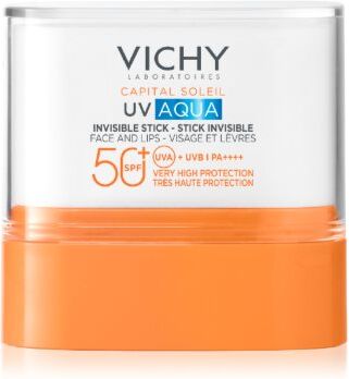 Vichy Capital Soleil UV Aqua Protetor solar em stick para rosto SPF 50+ 9 g. Capital Soleil UV Aqua
