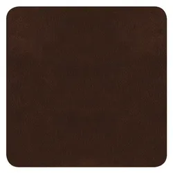 Exner 4er Set Rusticstyle Untersetzer 10 x 10 cm : toffee Büffelleder