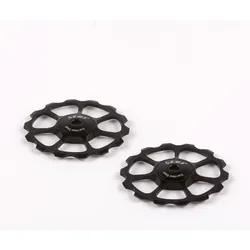 CEMA Schaltrollen (OS 12-14T) Shimano Road 10/11-fach Edelstahl - schwarz