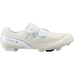 Shimano, Unisex, Veloschuhe, Unisex-Gravel-Schuh SH-RX710 mit SPD-Klickpedal (48), Weiss, Beige