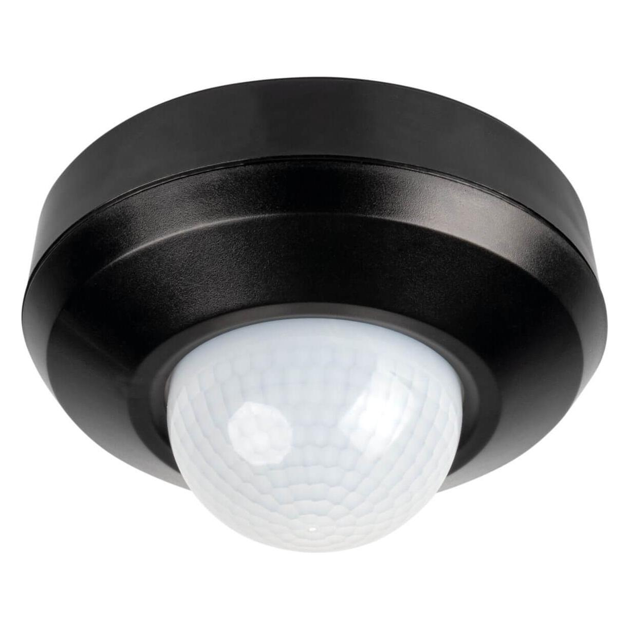 Kanlux Czujnik ruchu 3xPIR SENTO-O-WT-B 2000VA 360st. IP44/20 IIkl. okrągły czarny 37367 (65804450)