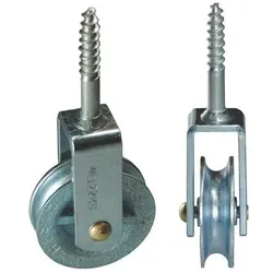Hbs-betz Waschseilrolle 5000 Nut 10mm Grauguss verz.Halterung STA verz.