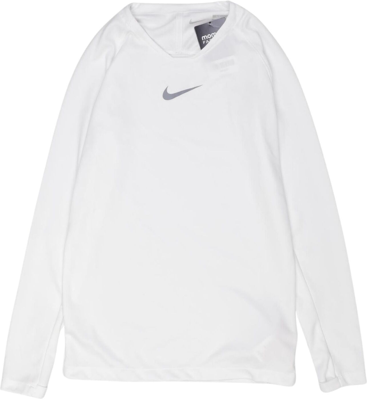 Nike Mädchen Langarmshirt, Weiß, Gr. M, Synthetik - Second Hand
