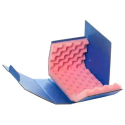 Versandschachtel Safeshield, ESD, 200 x 150 x 50mm, PU-Schaum, 20mm - blau