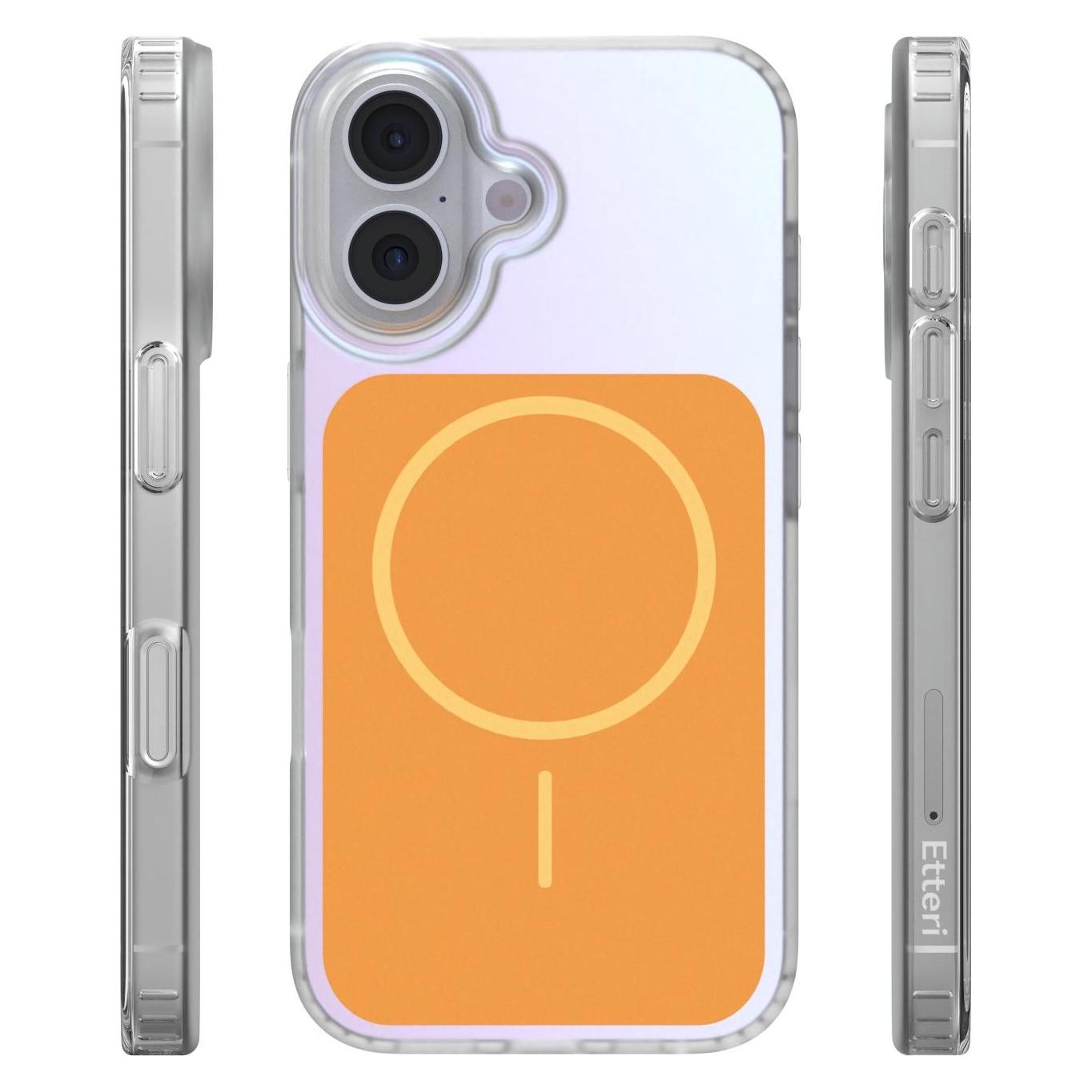 Etteri Hidden Pearl case for iPhone 16 6,1" orange (Apple iPhone 16) (67252366)