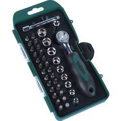 Brüder Mannesmann M29891 Bit-Set 38teilig inkl. Ratsche