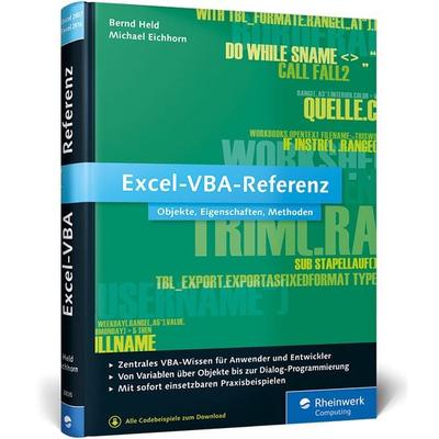 Excel-VBA-Referenz, Gebundene Ausgabe von Bernd Held,Michael Eichhorn, Rheinwerk, 978-3-8362-3835-9