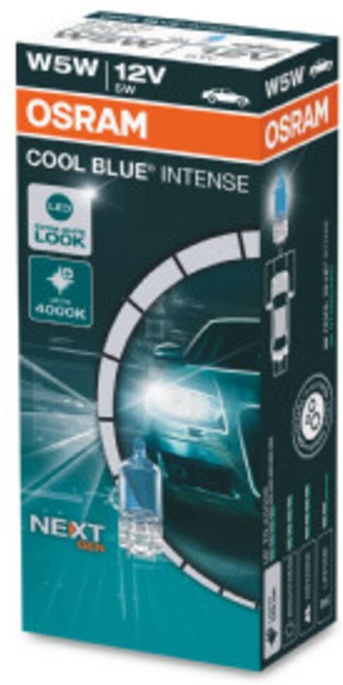 Ams-Osram Glühlampe Sekundär OSRAM W5W Cool Blue Intense NextGen 12V, 5W, 10 Stück