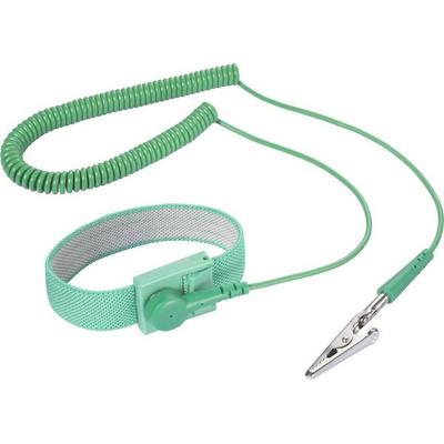 TRU COMPONENTS ESD-Handgelenkband 2.5m Druckknopf 10mm Bag