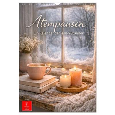 Atempausen - Ein Kalender der leisen Stunden (Wandkalender 2027 DIN A3 hoch), CALVENDO Monatskalender