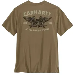 Carhartt Herren T-Shirt Irvine 107777 Hardwork Eagle Rückenprint