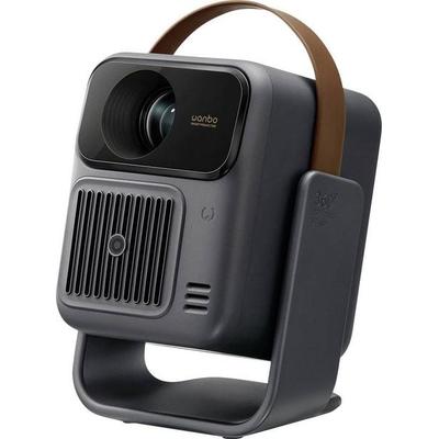 Wanbo Beamer Togo Pro LED 500 ANSI-Lumen 1920 x 1080 Full HD Akkulaufzeit: 3,5 Std., 360° Gimbal und Kunstledergriff Integrierter
