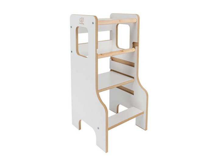 Lernturm Solid, Weiß, 40x41x85 cm, Babymöbel & Kindermöbel, Babyzimmer, Hochstühle, Lerntürme
