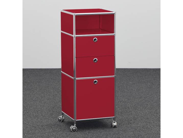Büro Caddys System4 Rot, Neu
