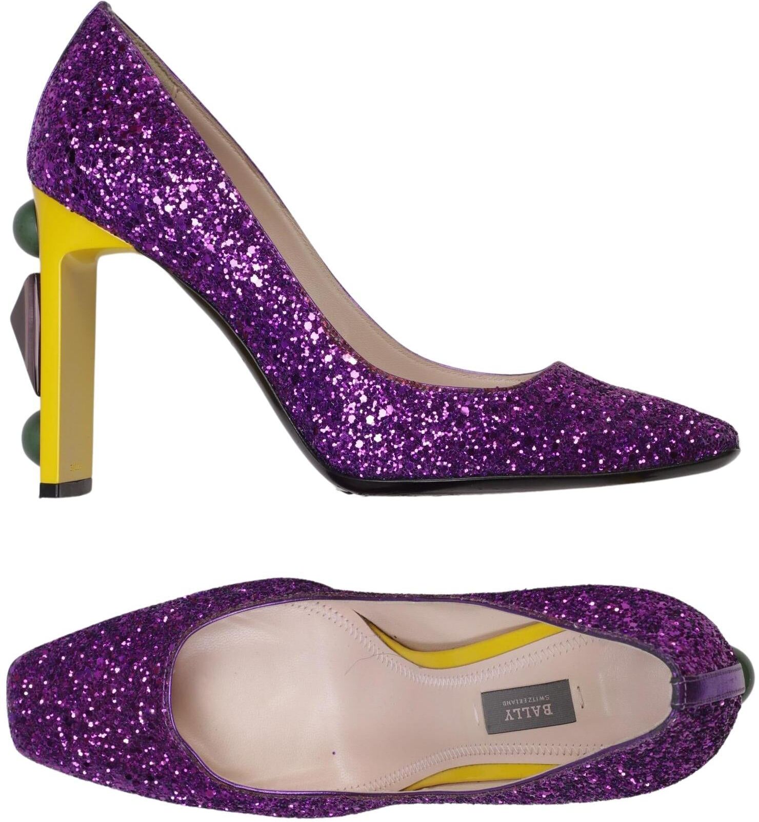 Bally Damen Pumps, Lila, Gr. EU 37.5, kein / Etikett - Second Hand