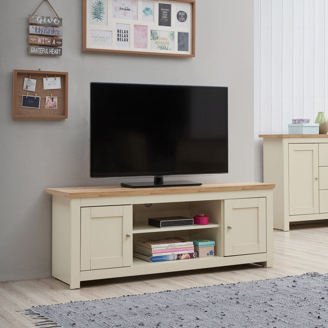 Fernleaf Aquitaine TV Stand for TVs up to 58" Cream 58"
