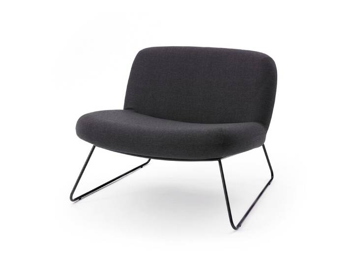 Softline Sessel Java grau, Designer busk+hertzog, 80x67x78 cm