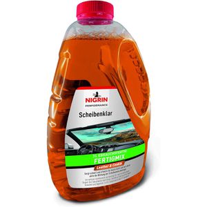 Nigrin Scheibenreiniger Performance Leather&Cookie, gebrauchsfertig, für Scheibenwaschanlage, 3 Liter