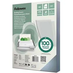 Fellowes Einbanddeckel A4 transparent 250μm