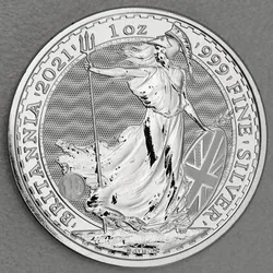 Silbermünze 1oz "Britannia" 2021 (Großbritannien)