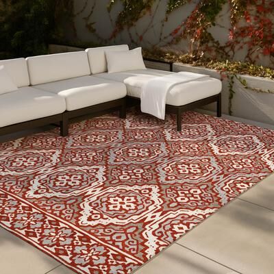 Addison Rugs Machine Washable Indoor/ Outdoor Traditional Ophir Chantille Rug