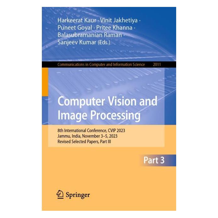 Springer Computer Vision and Image Processing (Englisch, Softcover, Balasubramanian Raman, Sanjeev Kumar) (57032204)