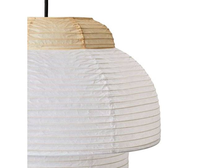 Papier Double Pendelleuchte Ø40 Soft Yellow - Made By Hand - Esszimmer - Papier / Karton