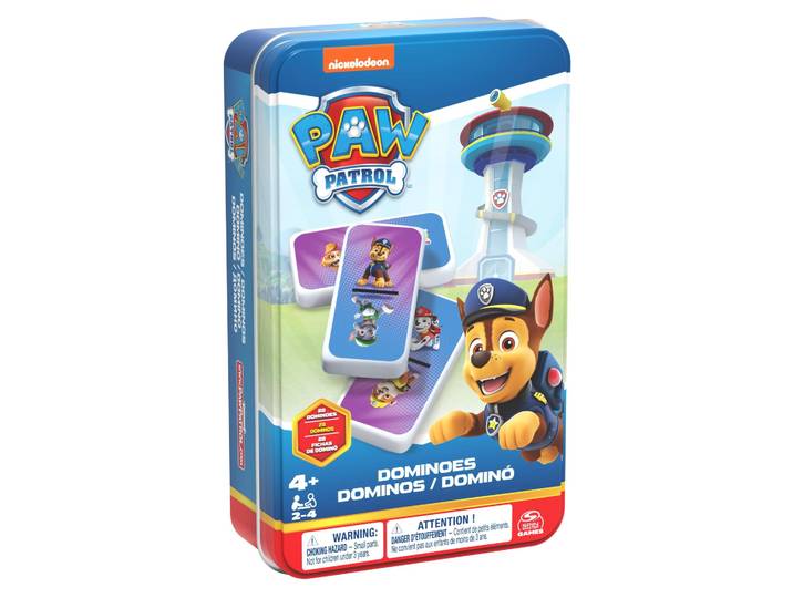 boîte métal dominos la pat' patrouille